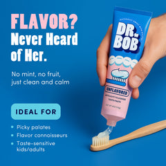 Natural xylitol and fluoride ingredients in toothpaste