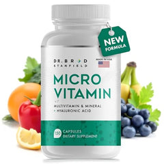 Dr Brad Stanfield daily low-dose multivitamin bottle front view