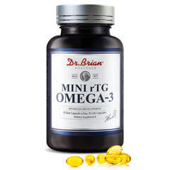Front view of Dr. Brian Fish Oil 130 Softgels bottle