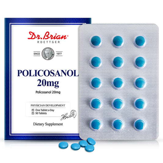 Dr. Brian Policosanol 20mg bottle – front view