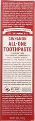 Dr. Bronner's Cinnamon Toothpaste 5 oz - Pack of 1