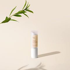 Dr. Ceuracle lip balm application demonstrates smooth glide on lips.