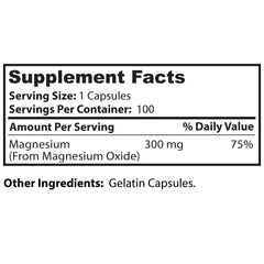 Pair of Dr. Clark Magnesium Oxide bottles in a pack of 2