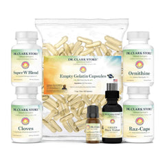Dr.Clark Store Cloves Wormwood Black Walnut Plus bottle - 18-day starter kit