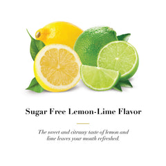Travel size 0.33 oz bag of lemon lime pastilles