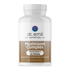 Dr. Emil Nutrition 10 mushroom supplement bottle