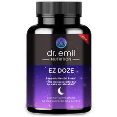 EZ Doze sleep aid bottle and packaging