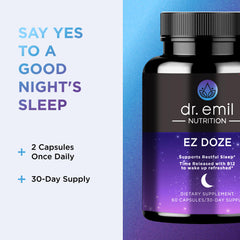 Non-habit forming sleep support for adults