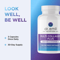 Collagen peptide supplement supporting joints and gut health