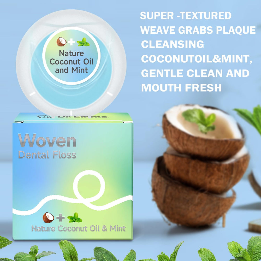 Minty freshness and coconut oil infusion emphasized on packaging