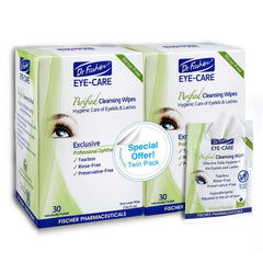 Dr. Fischer Eyelid Wipes Twin Pack box front