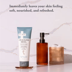 Dr. Foot avocado oil nourishment shot shows deep conditioning and softness.