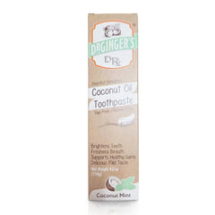 Dr. Ginger's Coconut Oil Fluoride-Free 4oz toothpaste bottle - image 1