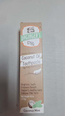 Product packaging showcasing fluoride-free formula and natural ingredients