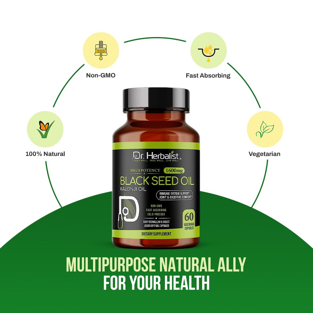 Supplement facts panel close-up from the bottle
