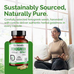 Daily use lifestyle image with fenugreek capsules