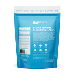 Dr. Kellyann collagen powder blending into coffee for a neutral flavor boost.
