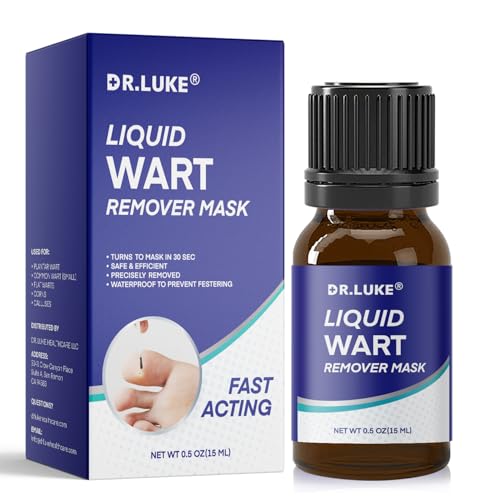 Dr. Luke Plantar Wart Remover packaging shown for convenient at-home wart and corn care.