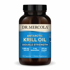 Dr. Mercola Antarctic Krill Oil bottle with label