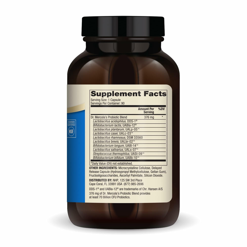 Shelf-stable probiotic capsules