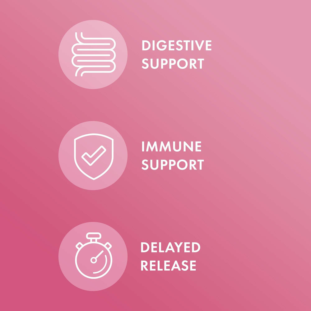 Label detailing ingredients and Lactobacillus strains
