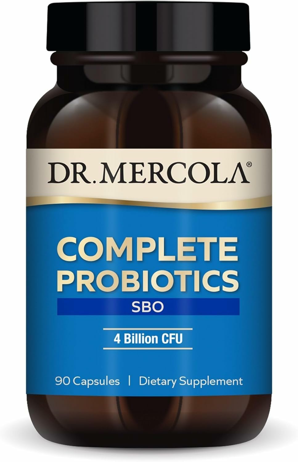 Dr. Mercola Complete Probiotics SBO bottle label