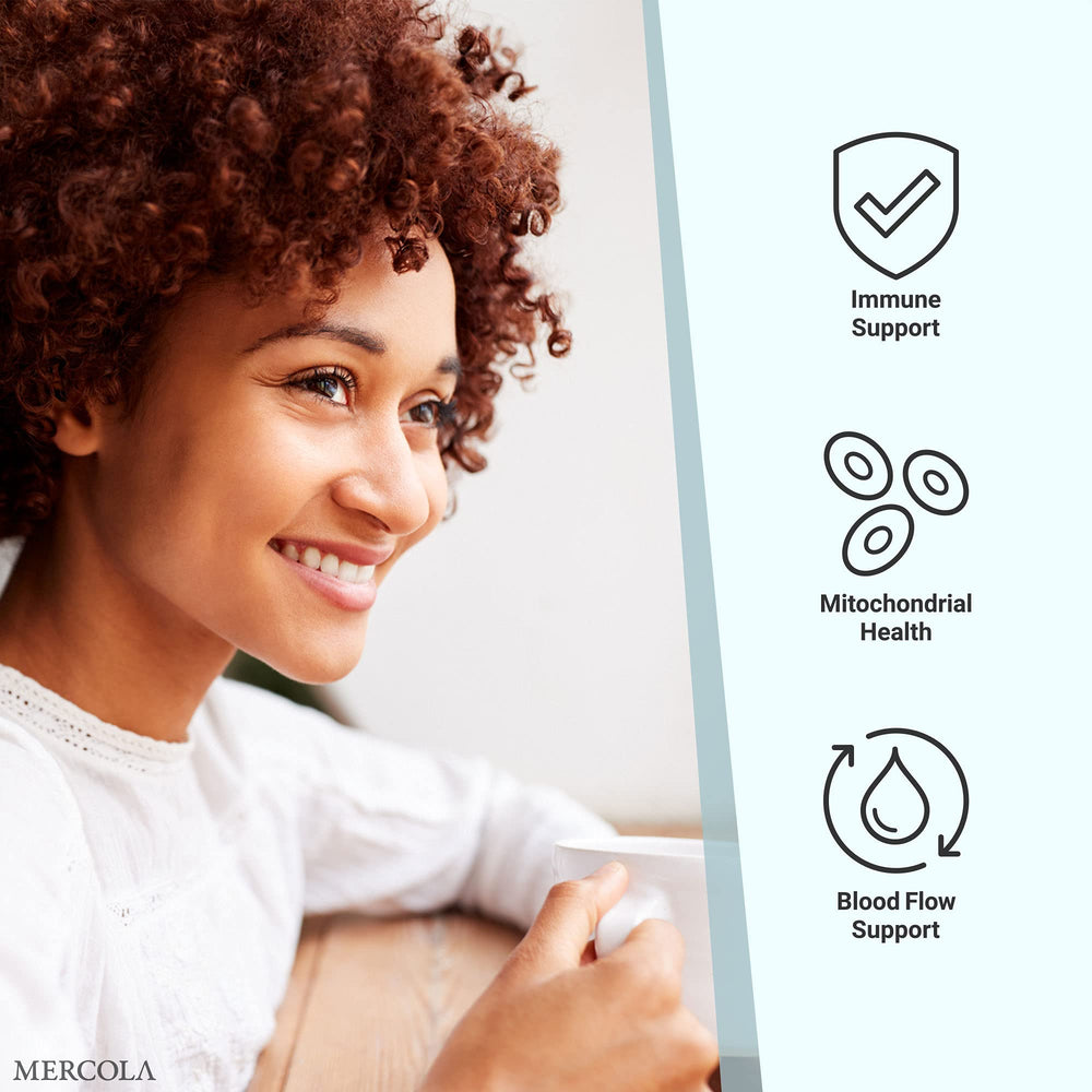 Dr. Mercola Chaga Mushroom product line branding and packaging