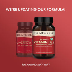Chewable Vitamin B12 tablets in cherry flavor