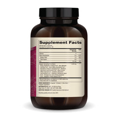 Close-up of fermented organic fruits and berries used in the capsules