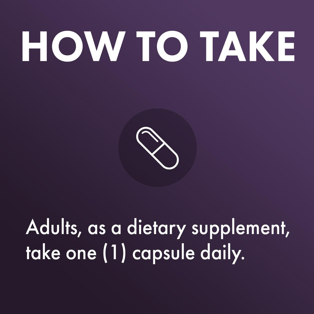 Bottle displaying 30 capsules per container