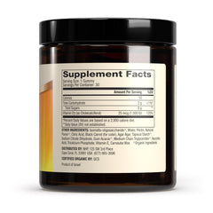Close-up of natural cherry-flavored Vitamin D3 gummy