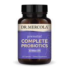 Dr. Mercola Prenatal Complete Probiotics bottle with 30 capsules