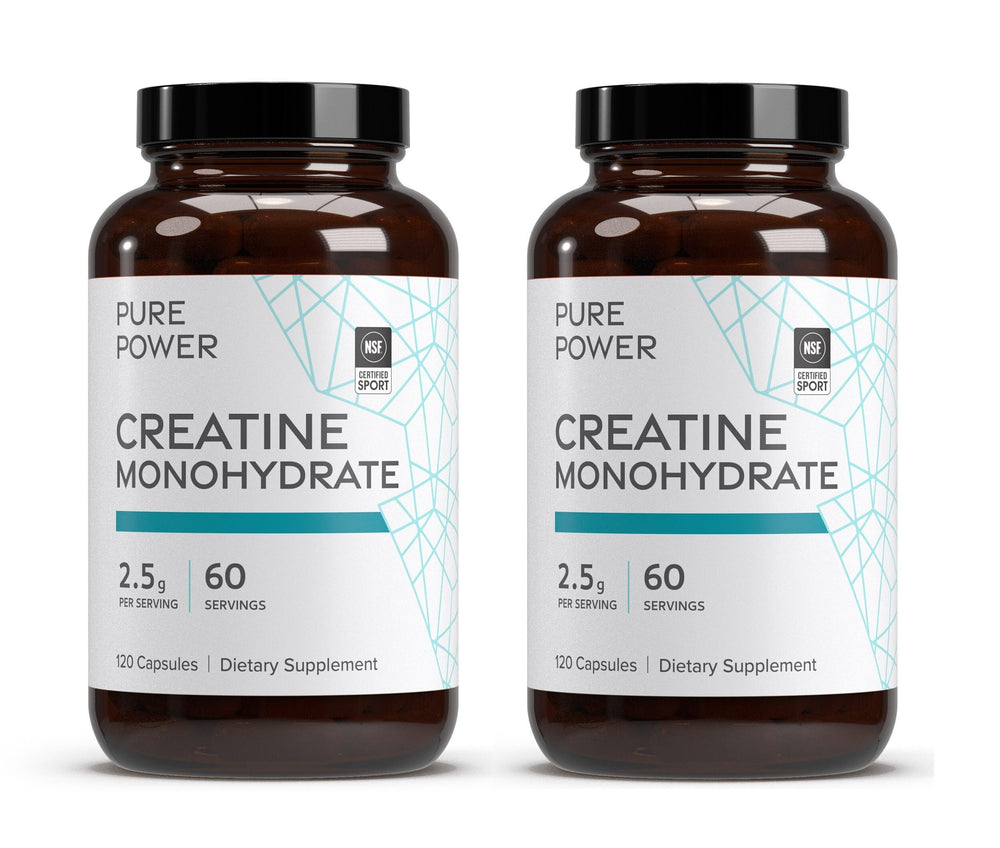 Dr Mercola Pure Power Creatine Monohydrate two bottle 2 pack