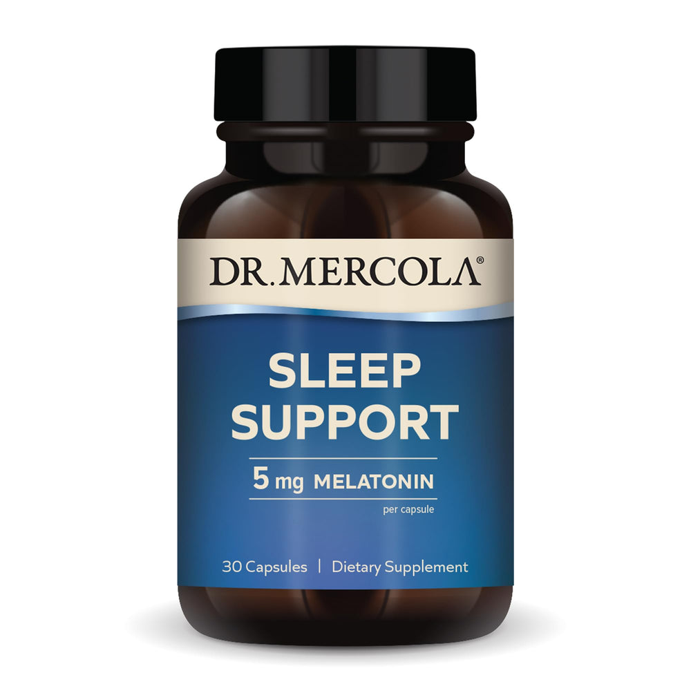 Label image for Dr. Mercola Sleep Support with Melatonin 5 mg