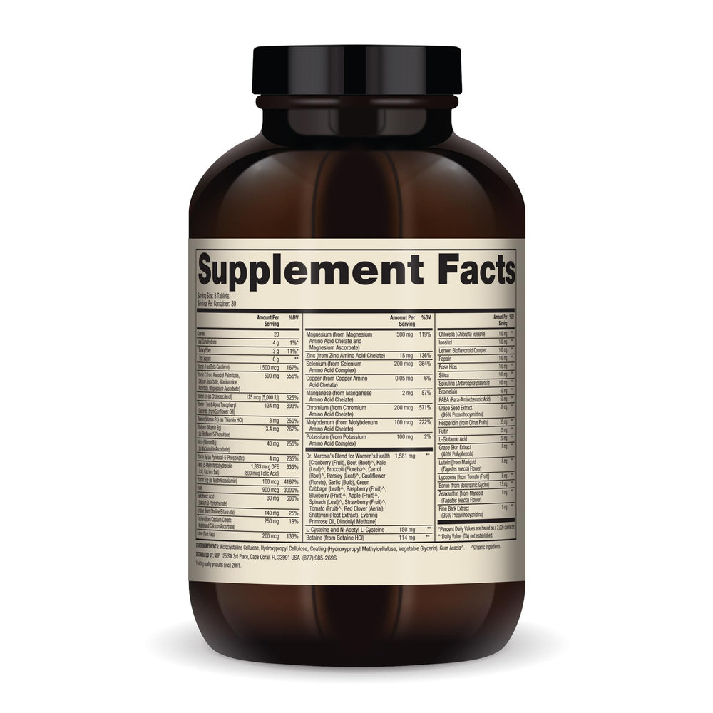 Label highlighting over 2,000 mg of nutrients per serving