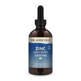 Dr. Mercola Zinc Liquid Drops bottle on white background