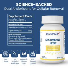 Healthy aging and cognitive health concept with supplement