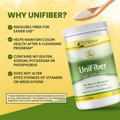 Pouring Unifiber into a glass