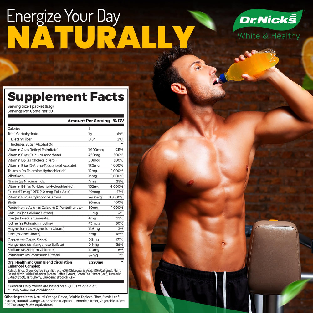 Dr. Nick's Multivitamin Powder packaging and box