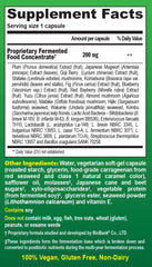 Illustration showing 12 probiotic strains included in the formula