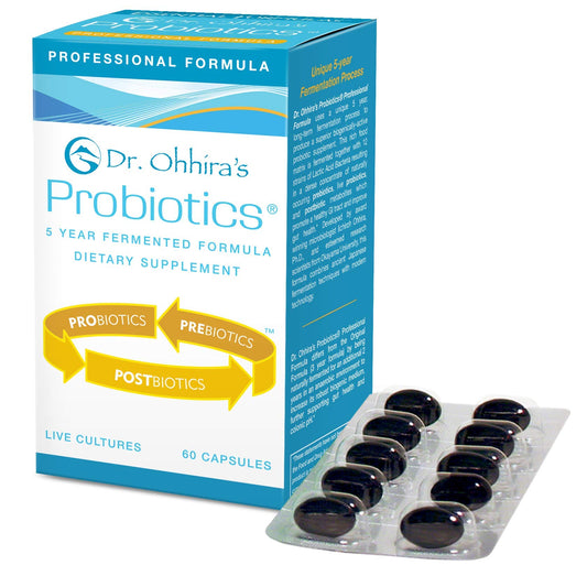 Bottle of Dr. Ohhira’s Probiotics Professional Formula – 60 capsules