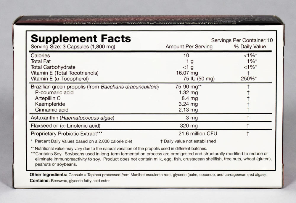 Close-up of Brazilian Green Propolis ingredient
