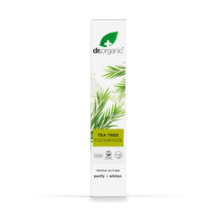 Cap and nozzle of Dr.organic Tea Tree Toothpaste 100ml