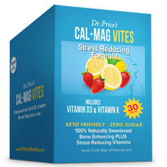 Dr. Price's Cal-Mag Powder Strawberry Lemon flavor with 30 servings