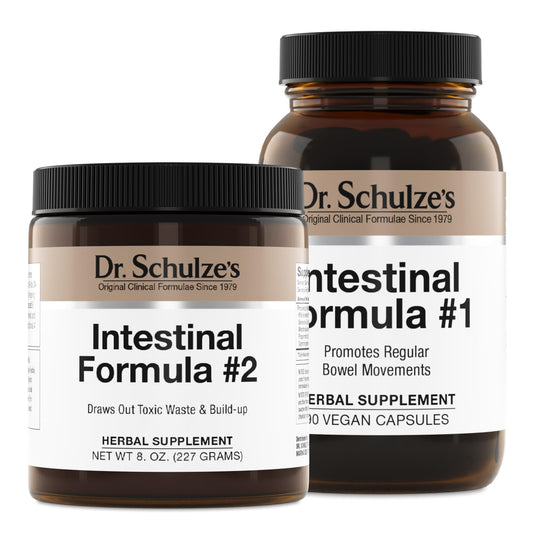 Dr. Schulze Intestinal Formula #2 8 oz bottle front label