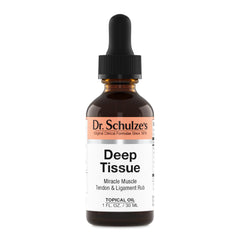 Dr. Schulze's Deep Tissue Oil bottle - hero image