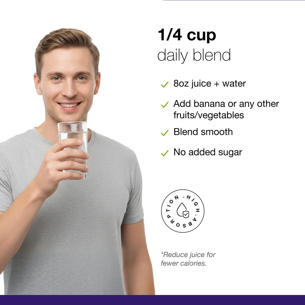 Close-up of Dr. Schulze's Ultra powder texture ready to mix.