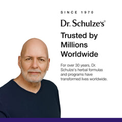 Shaker bottle with Dr. Schulze's Ultra powder ready to blend.