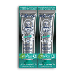 Front label of Dr. Sheffield's Certified Natural Toothpaste Wintergreen 2-Pack