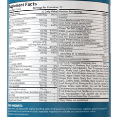 90 tablets packaging with clear 30-serving claim
